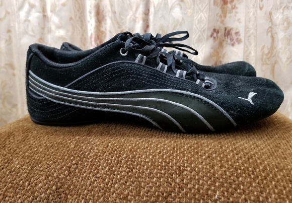 puma women's soleil v2 suede patent sneaker